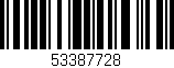 Código de barras (EAN, GTIN, SKU, ISBN): '53387728'