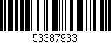 Código de barras (EAN, GTIN, SKU, ISBN): '53387933'