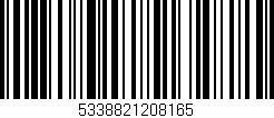 Código de barras (EAN, GTIN, SKU, ISBN): '5338821208165'