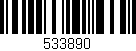 Código de barras (EAN, GTIN, SKU, ISBN): '533890'