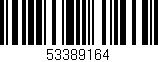 Código de barras (EAN, GTIN, SKU, ISBN): '53389164'