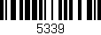 Código de barras (EAN, GTIN, SKU, ISBN): '5339'