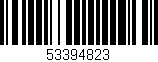 Código de barras (EAN, GTIN, SKU, ISBN): '53394823'