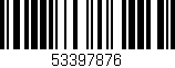 Código de barras (EAN, GTIN, SKU, ISBN): '53397876'