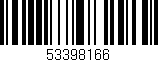 Código de barras (EAN, GTIN, SKU, ISBN): '53398166'