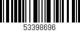 Código de barras (EAN, GTIN, SKU, ISBN): '53398696'