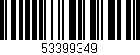 Código de barras (EAN, GTIN, SKU, ISBN): '53399349'