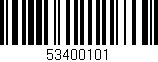 Código de barras (EAN, GTIN, SKU, ISBN): '53400101'