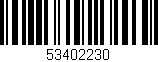 Código de barras (EAN, GTIN, SKU, ISBN): '53402230'