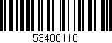 Código de barras (EAN, GTIN, SKU, ISBN): '53406110'