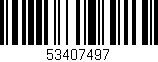 Código de barras (EAN, GTIN, SKU, ISBN): '53407497'