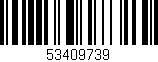 Código de barras (EAN, GTIN, SKU, ISBN): '53409739'