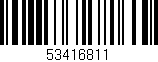 Código de barras (EAN, GTIN, SKU, ISBN): '53416811'