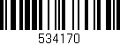 Código de barras (EAN, GTIN, SKU, ISBN): '534170'