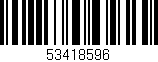 Código de barras (EAN, GTIN, SKU, ISBN): '53418596'