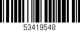 Código de barras (EAN, GTIN, SKU, ISBN): '53419548'