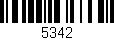 Código de barras (EAN, GTIN, SKU, ISBN): '5342'