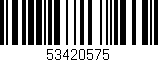 Código de barras (EAN, GTIN, SKU, ISBN): '53420575'