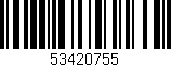 Código de barras (EAN, GTIN, SKU, ISBN): '53420755'