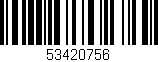 Código de barras (EAN, GTIN, SKU, ISBN): '53420756'