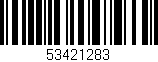 Código de barras (EAN, GTIN, SKU, ISBN): '53421283'