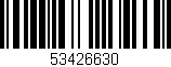Código de barras (EAN, GTIN, SKU, ISBN): '53426630'