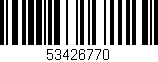 Código de barras (EAN, GTIN, SKU, ISBN): '53426770'