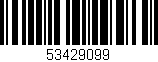 Código de barras (EAN, GTIN, SKU, ISBN): '53429099'