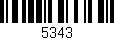 Código de barras (EAN, GTIN, SKU, ISBN): '5343'
