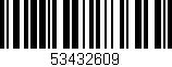 Código de barras (EAN, GTIN, SKU, ISBN): '53432609'