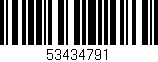 Código de barras (EAN, GTIN, SKU, ISBN): '53434791'