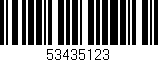 Código de barras (EAN, GTIN, SKU, ISBN): '53435123'