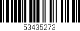 Código de barras (EAN, GTIN, SKU, ISBN): '53435273'