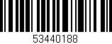 Código de barras (EAN, GTIN, SKU, ISBN): '53440188'