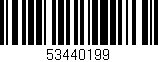 Código de barras (EAN, GTIN, SKU, ISBN): '53440199'