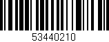 Código de barras (EAN, GTIN, SKU, ISBN): '53440210'