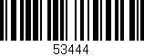 Código de barras (EAN, GTIN, SKU, ISBN): '53444'