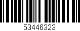 Código de barras (EAN, GTIN, SKU, ISBN): '53446323'