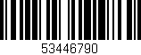 Código de barras (EAN, GTIN, SKU, ISBN): '53446790'