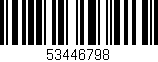 Código de barras (EAN, GTIN, SKU, ISBN): '53446798'