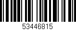 Código de barras (EAN, GTIN, SKU, ISBN): '53446815'