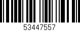Código de barras (EAN, GTIN, SKU, ISBN): '53447557'