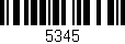 Código de barras (EAN, GTIN, SKU, ISBN): '5345'