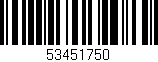 Código de barras (EAN, GTIN, SKU, ISBN): '53451750'