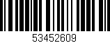Código de barras (EAN, GTIN, SKU, ISBN): '53452609'