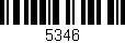 Código de barras (EAN, GTIN, SKU, ISBN): '5346'