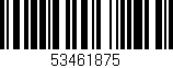 Código de barras (EAN, GTIN, SKU, ISBN): '53461875'