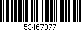 Código de barras (EAN, GTIN, SKU, ISBN): '53467077'