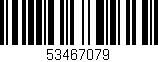 Código de barras (EAN, GTIN, SKU, ISBN): '53467079'