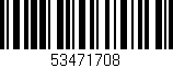 Código de barras (EAN, GTIN, SKU, ISBN): '53471708'